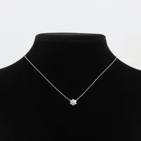 ティファニー ガーデンフラワー ダイヤ ネックレス Pt950 3.3g