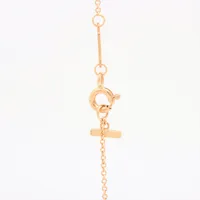 ティファニー Tスマイル スモール ネックレス 750(YG) 3.0g