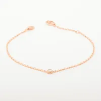 カルティエ ダムール SM ダイヤ ブレスレット 750(YG) 2.2g