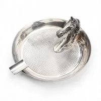 エルメス シュバルホース アッシュトレイ メタル シルバー