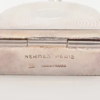 エルメス ピルケース メタル シルバー×ゴールド A3874044｜中古