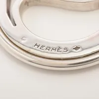 エルメス　ヴィンテージ　クリップ　キーリング　キーホルダー　蟹刻印　sv800 エルメス キーリング SV800 シルバー ヴィンテージ カニ刻印