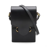 【ジャンク品】グッチ　シマレザー　ボディバッグ　ブラック グッチ GUCCI ボディバッグ グッチシマ シグネチャー クロス 黒