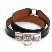 エルメス リヴァル ドゥブルトゥール A:2017年 ブレスレット T2 レザー