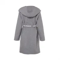 ヴィトン 21AW ウール ラップコート 36 レディース グレー RW212W