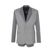 ドルチェ&ガッバーナ コットン×ウール ジャケット 52 メンズ ネイビー