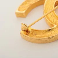 CHANEL シャネル ココマーク ゴールド ブローチ 174 □シャネル□ ピンブローチ ココマーク ラインストーン ゴールド
