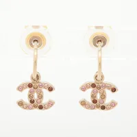 シャネル ココマーク 00A ピアス(両耳用) GP ピンク WZ548707
