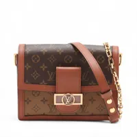 ヴィトン モノグラム リバース ドーフィーヌMM M45958 ブラウン RFID反応あり