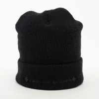■ Chrome Hearts ビーニー CHプラス ■ BLK CHROME HEARTS+ 22FW CH PLUS WOOL BEANIE プラス ビーニー