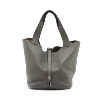 エルメス ピコタンロック22 MM トリヨンクレマンス エタン シルバー金具 □Q:2013年