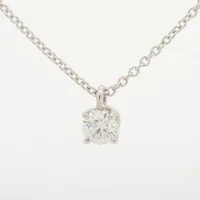 ティファニー プリンセスカット ダイヤ ネックレス Pt950 2.4g