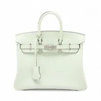 エルメス バーキン25 ルトゥルネ ヴォースイフト ヴェールフィズ シルバー金具 U:2022年