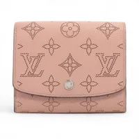 【新品に近い】ルイヴィトン マヒナ ポルトフォイユ イリス コンパクト ノワール Louis Vuitton ルイ・ヴィトン ポルトフォイユ・イリス