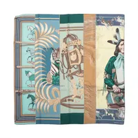 エルメス マキシツイリー スカーフ シルク ブルー GN028143