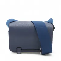 エルメス ゲタ シェブルミゾル ブルーネイビー シルバー金具 W:2024年