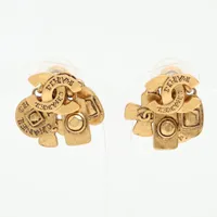 シャネル ココマーク 00T ピアス(両耳用) GP×プラスチック