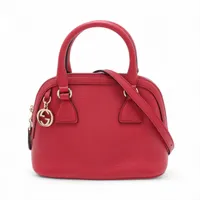 新品未使用　レッド パテントレザー ハンドバッグ PRADA プラダ 2WAY ハンドバッグ ショルダーバッグ パテント