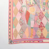 エルメス カレジェアン PATCHWORK HORSE パッチワークの馬 スカーフ