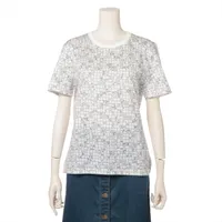 エルメス ボルデュック コットン Tシャツ 44 レディース ホワイト
