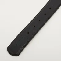 クロムハーツ クラシックオーバルクロスバックル ベルト レザー×925