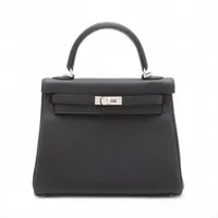 ミルクティー　新品エルメス　定番　ケリーベルト　黒シルバー　2023 HERMES - 【新品・未使用品】エルメス ケリーベルト 18 ブラック