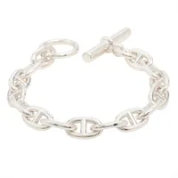 エルメス シェーヌダンクルMM ブレスレット 15コマ 925 52.9g シルバー