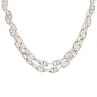 エルメス シェーヌダンクルMM ネックレス 925 104.6g シルバー