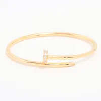 アーカー コロネット ダイヤ ブレスレット 750(YG) 0.5g 0.01