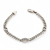 週末セール　ホースビット　ブレスレット　シルバー925 グッチ ホースビット ブレスレット 925 21.9g シルバー AP032455