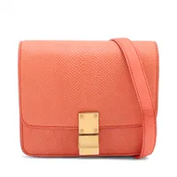 トッズ レザー ショルダーバッグ オレンジ DP014530｜中古ブランド品