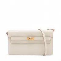 エルメス ケリーウォレット ロング トゥーゴー エバーカラー クレ ゴールド金具 W:2024年