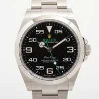 ロレックス エアキング 126900 SS SS AT 黒文字盤