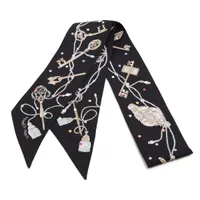 エルメス ツイリー BOUQUETS SELLIER 鞍職人の花束 スカーフ シルク