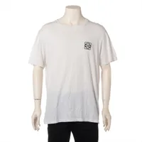 ロエベ アナグラム コットン Tシャツ XL メンズ ホワイト