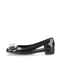 【フェラガモ 】フラットシューズパンプス レザー 黒 FERRAGAMO フェラガモ バレエシューズ LIZINKA レディース