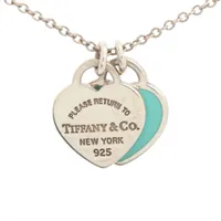 ◇ティファニー◇ 新品仕上済 リターントゥ ミニダブルハート ネックレス 925 TIFFANY&Co.】ティファニー リターントゥ ティファニー ミニ