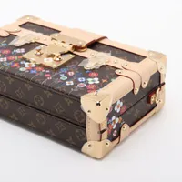 ヴィトン×村上隆 LV × TM プティット マル M13667 ブラウン 227 RFID 