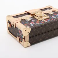 ヴィトン×村上隆 LV × TM プティット マル M13667 ブラウン 227 RFID 
