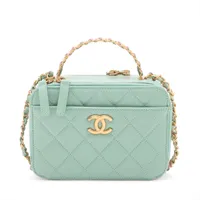 シャネル マトラッセ ラムスキン 2WAYショルダーバッグ バニティ