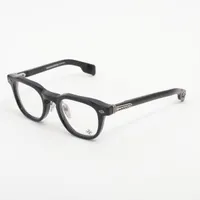 クロムハーツ メガネ プラスチック 49□23-141 ブラック×シルバー