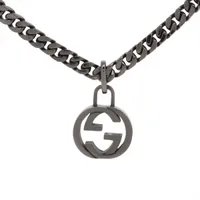 グッチ インターロッキングG アラベスク ネックレス 925 18.1g