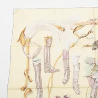 HERMES カレ 90 A propos de Bottes ブーツ 極美品 カレ 90 《ブーツ・ストーリー》 | Hermès - エルメス-公式サイト