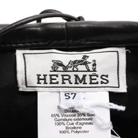 エルメス サントノーレ ベレー帽 57 カシミヤ グレー A3884982