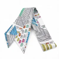 エルメス ツイリー PANTIN CITY パンタンシティ スカーフ シルク