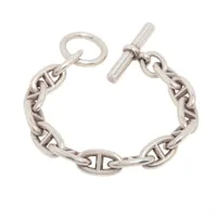 エルメス シェーヌダンクルGM ブレスレット 13コマ 925 74.7g シルバー