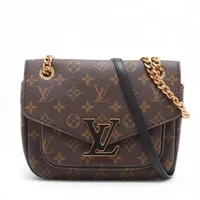 ヴィトン モノグラム パッシー M45592 ブラウン RFID反応あり