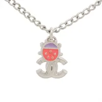 シャネル ココマーク 04P ネックレス GP シルバー