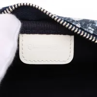 【未使用級】Dior トロッター ミニポーチ 1番 PVC ブルー ディオール トロッター PVC×レザー ポーチ ブルー A3886175