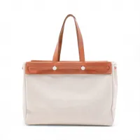 【美品】エルメス エールカバスGM HERMES エルメス エールバッグ カバスGM レザーブラウン ◻︎F